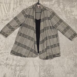 White Stag womens long sleeve multicolor 2-in-1 sweater size L(12-14)